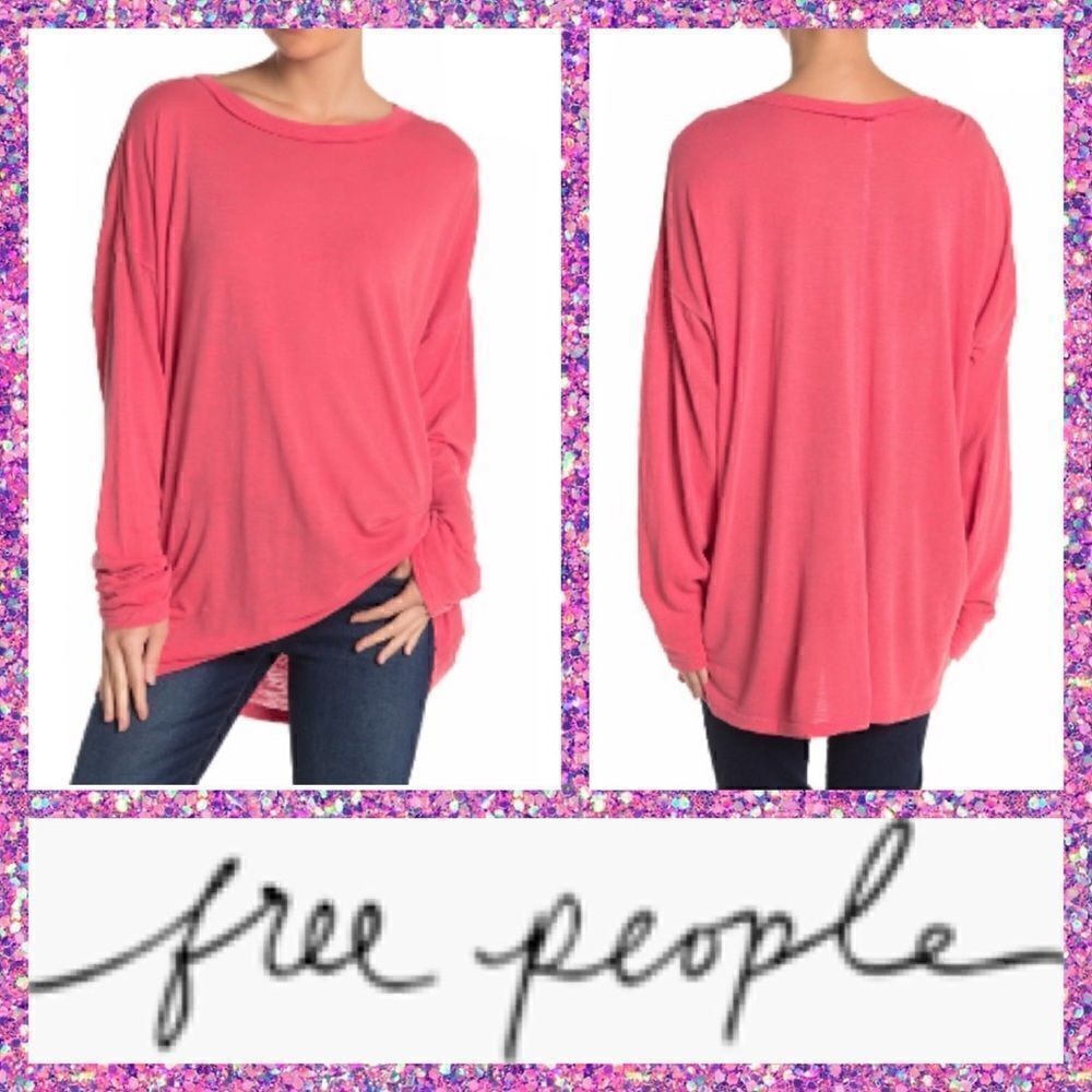 NWT MSRP $58 Free People Wander Long Sleeve Tunic Women's Size XS